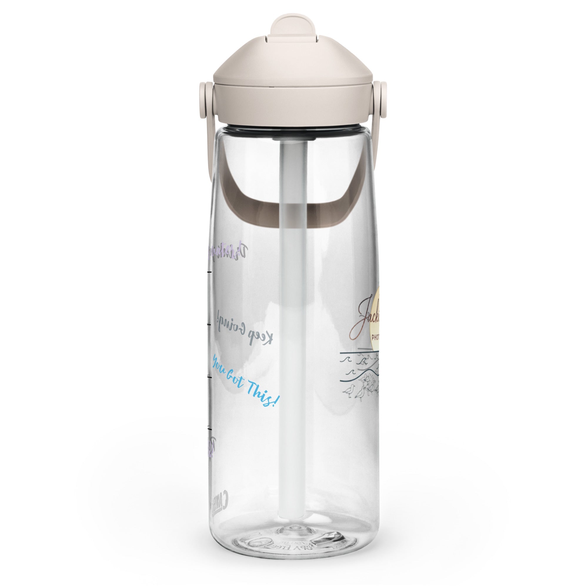 Flip straw water bottle - Jackie Ranae Photography